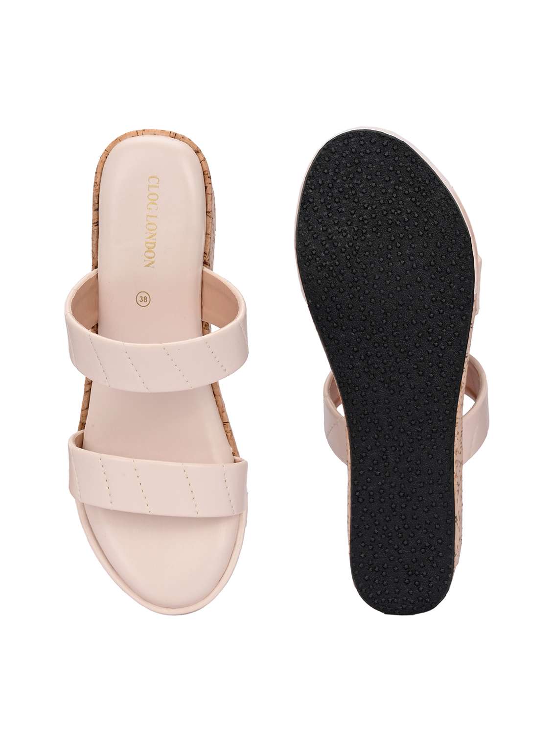 women off white slip on platform wedge - 21986914 - Standard Image - 7