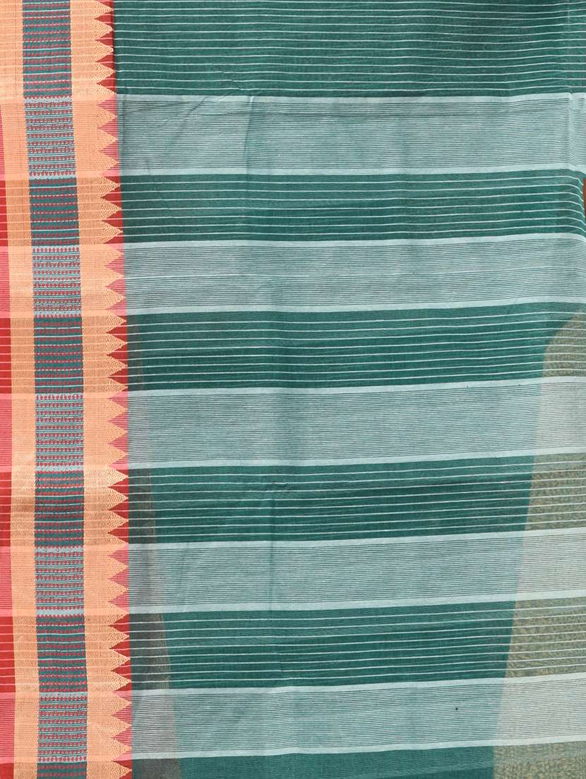 women striped tant saree - 21986923 -  Standard Image - 2