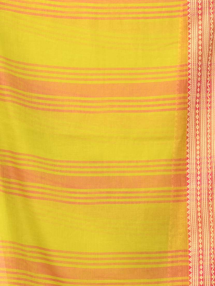 women solid with bordered handloom saree with blouse - 21986984 -  Standard Image - 2