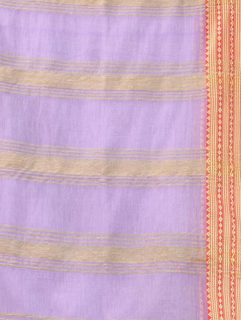 women solid with bordered handloom saree with blouse - 21986985 -  Standard Image - 2