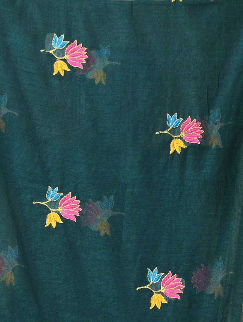 women floral embroidered handloom saree - 21987011 -  Standard Image - 2