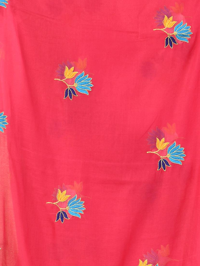women floral embroidered handloom saree - 21987012 - Standard Image - 2