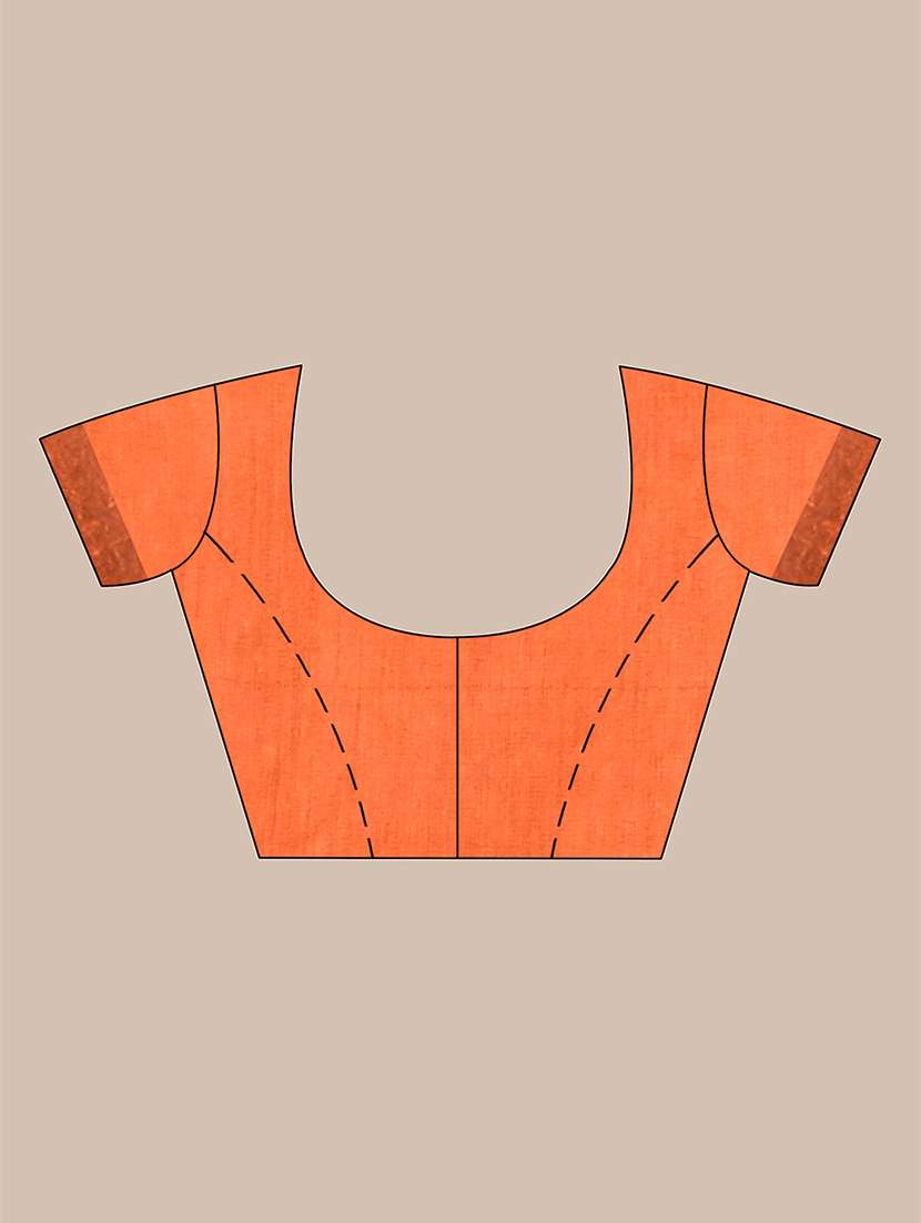 women solid handloom saree with blouse - 21987021 -  Standard Image - 2