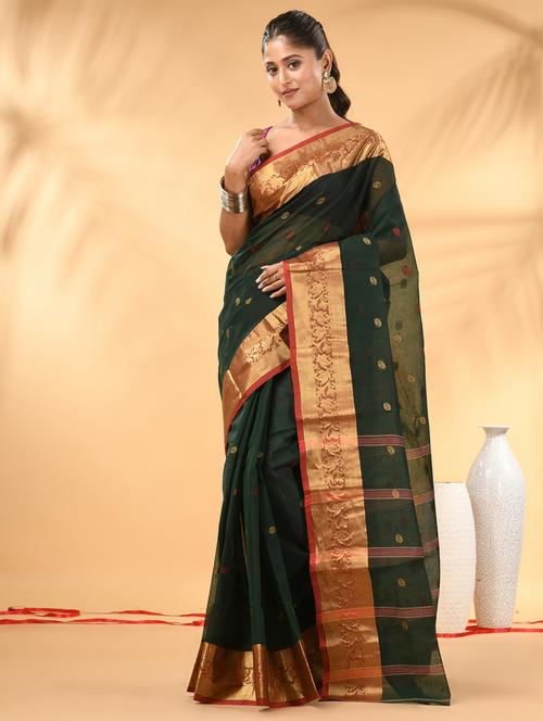 women self design tant saree - 21987030 - Standard Image - 0