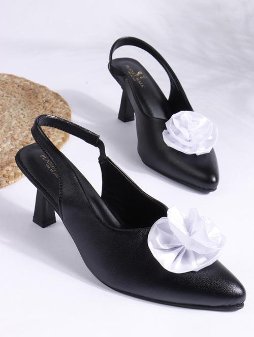 women black back strap sandal - 21987038 -  Standard Image - 0