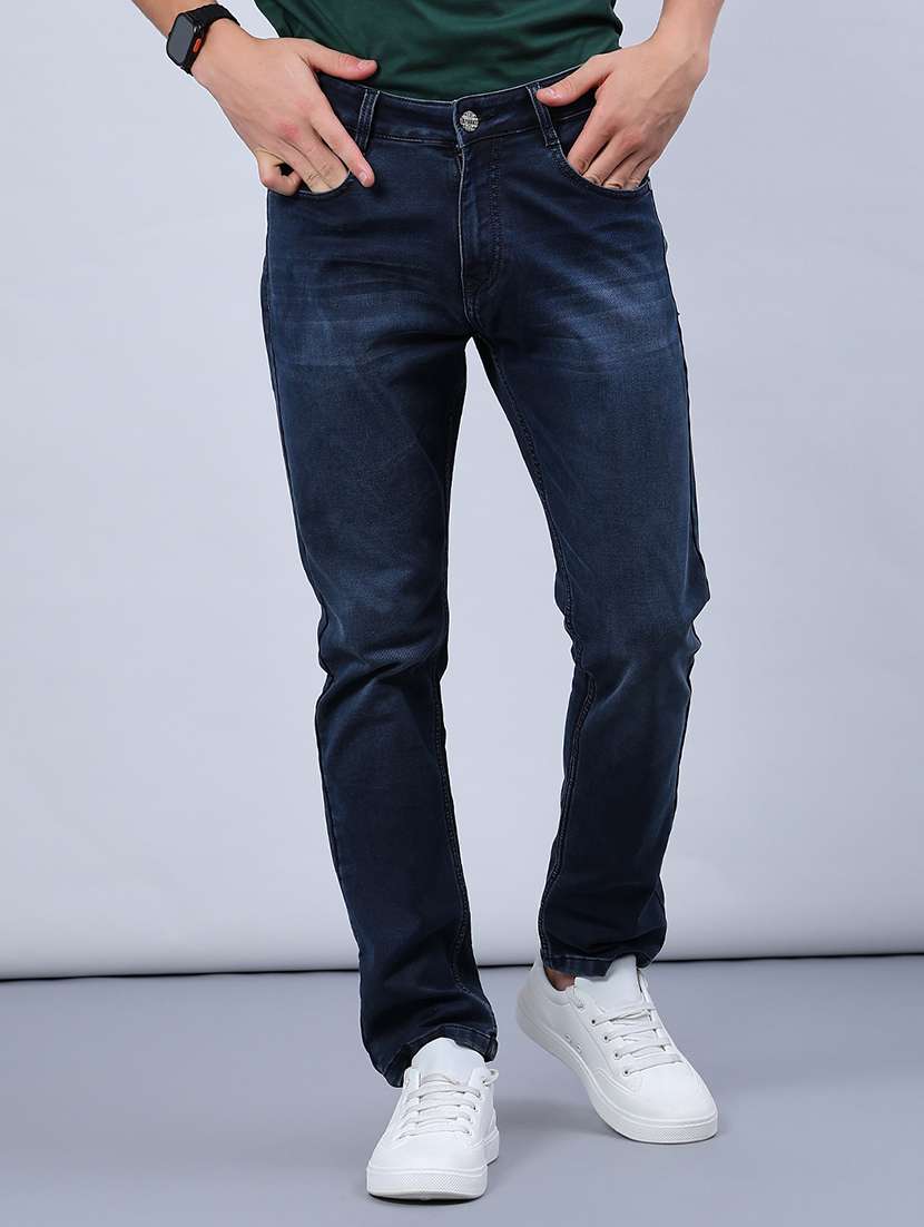 men washed mid rise full length jeans - 21987107 -  Standard Image - 2