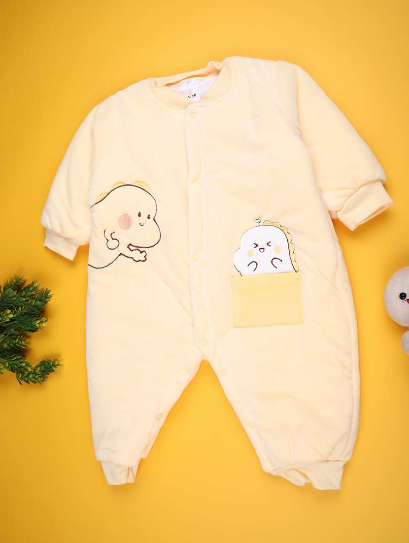 kids self designed long sleeve romper