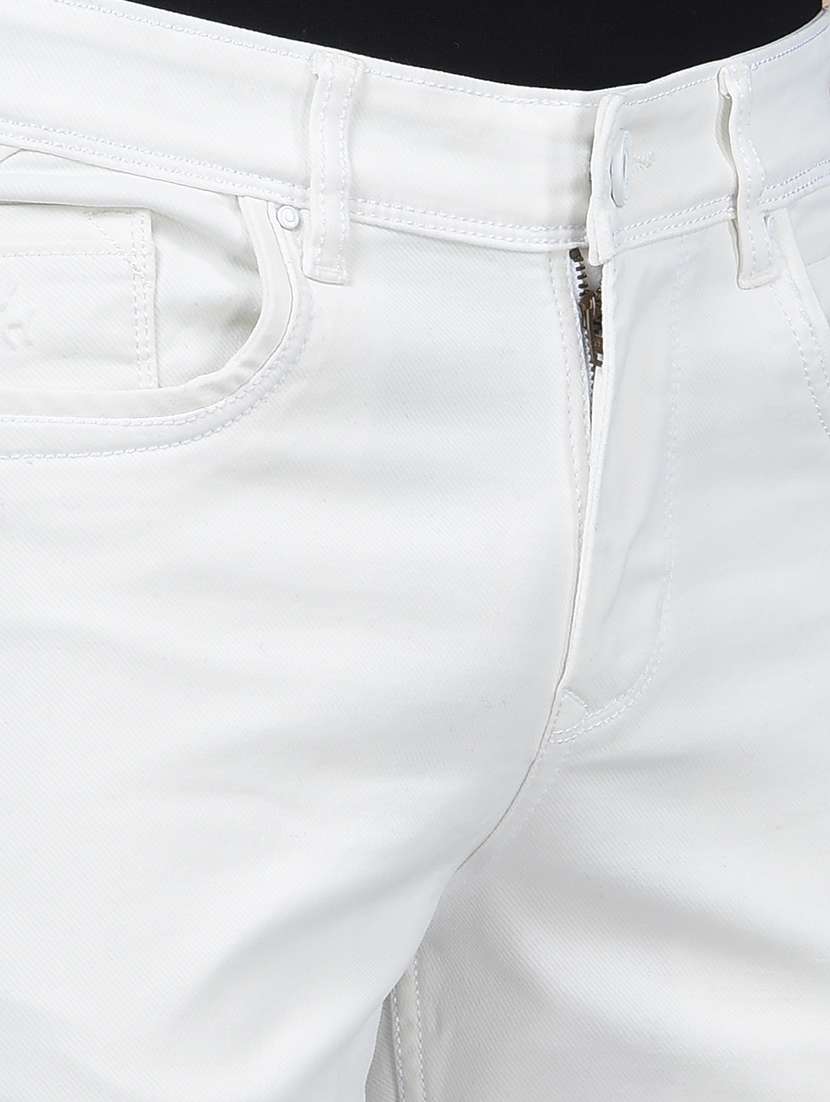 men plain mid rise full length straight fit jeans - 21987401 -  Standard Image - 2