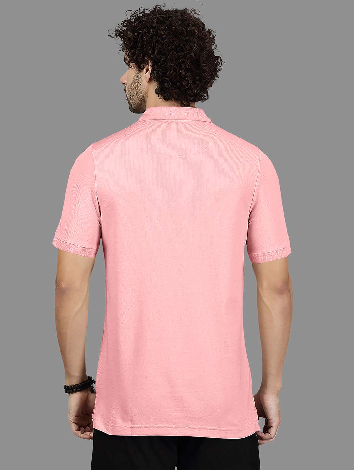 men solid short sleeve regular fit polo t-shirt - 21987610 -  Standard Image - 2