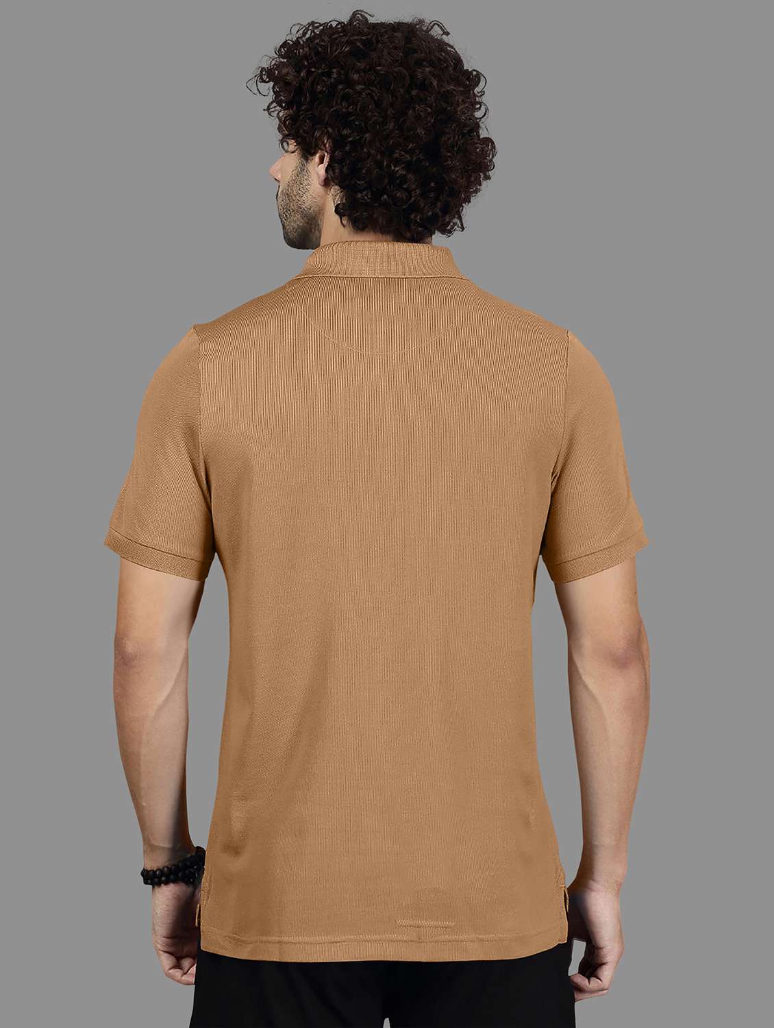 men solid short sleeve regular fit polo t-shirt - 21987613 -  Standard Image - 2