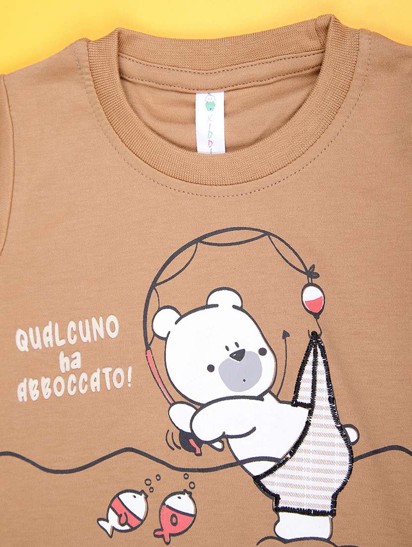 boys printed shirt & shorts casual wear set - 21987638 -  Standard Image - 2