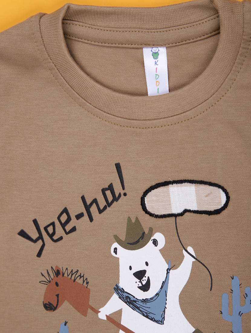 boys printed shirt & shorts casual wear set - 21987643 -  Standard Image - 2