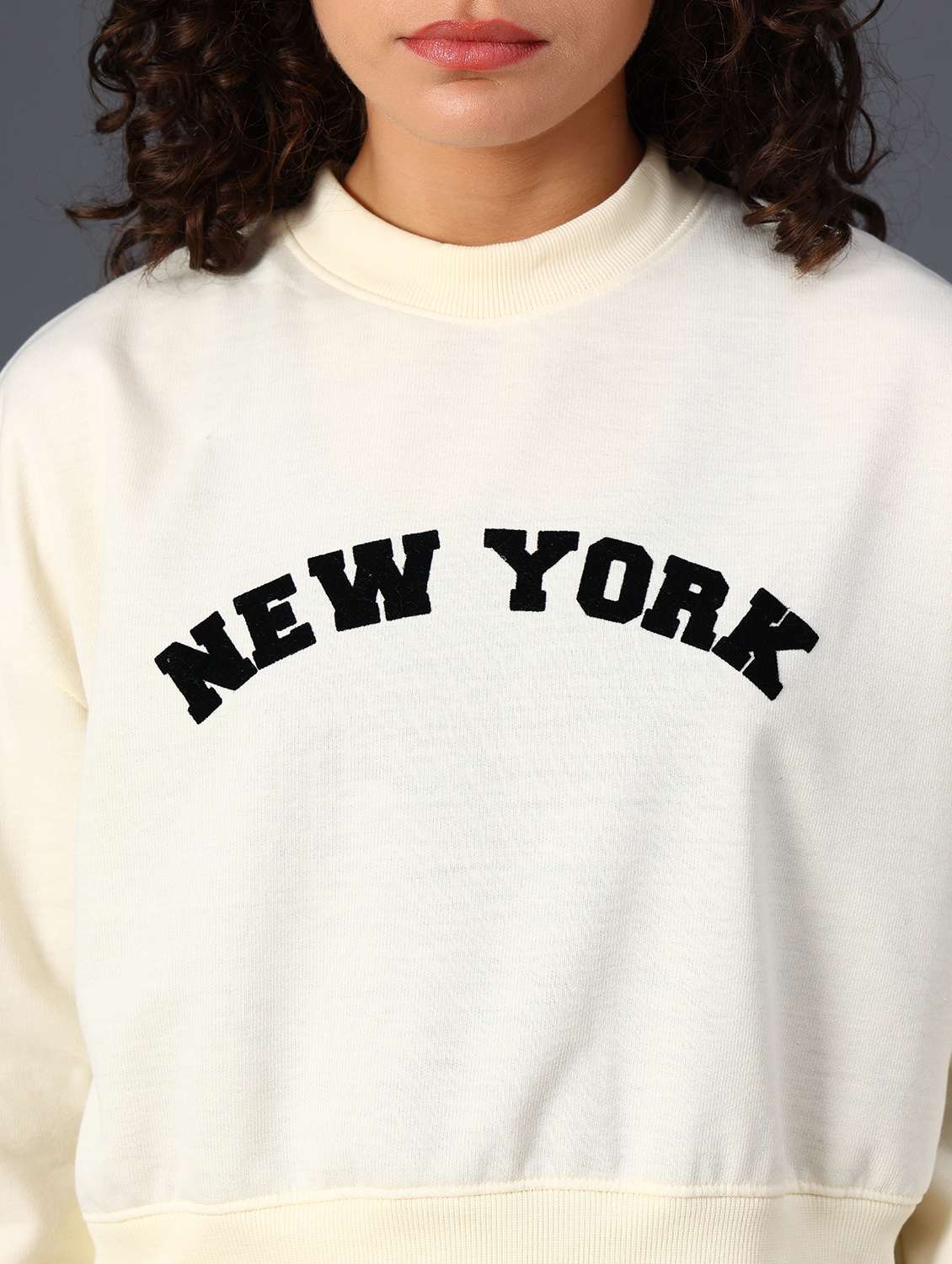 women printed long sleeve sweatshirt - 21987749 -  Standard Image - 2