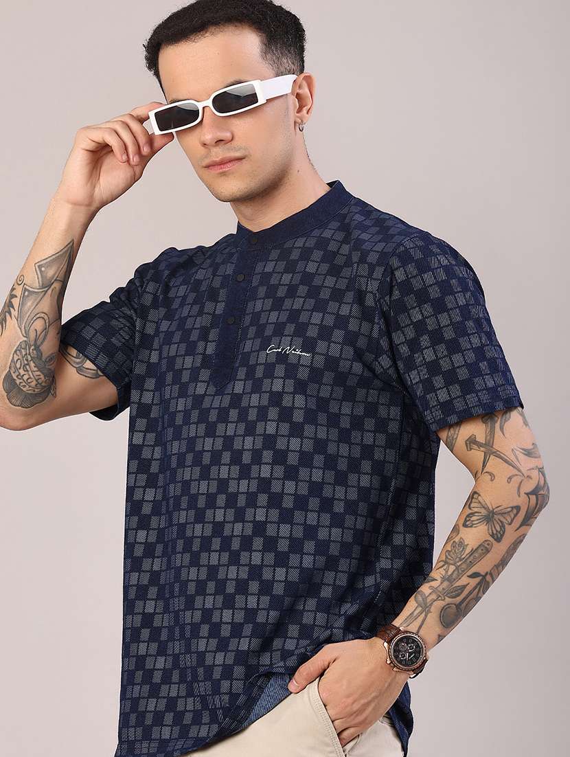 men printed short sleeve regular fit t-shirt