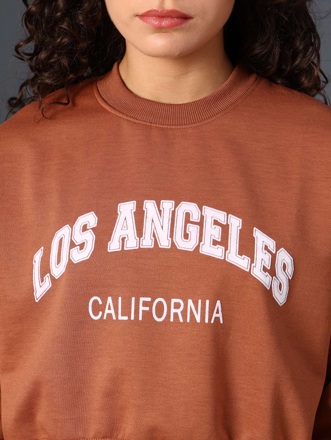 women printed long sleeve sweatshirt - 21987796 -  Standard Image - 2