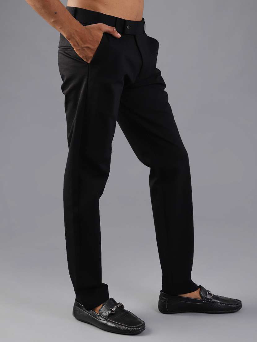 men solid mid rise casual chinos - 21987898 -  Standard Image - 2