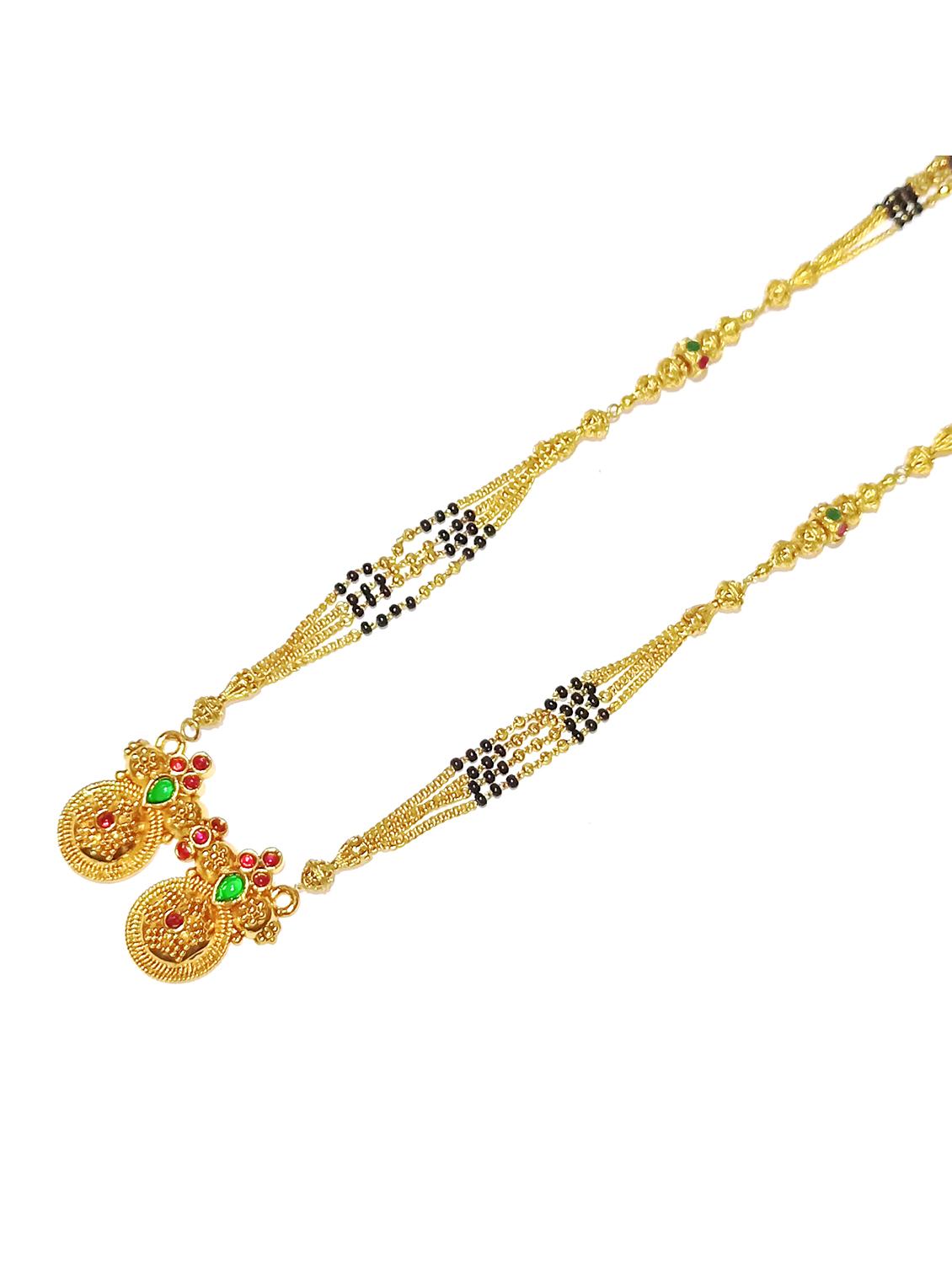 women gold plated mangalsutra - 21988233 - Standard Image - 2