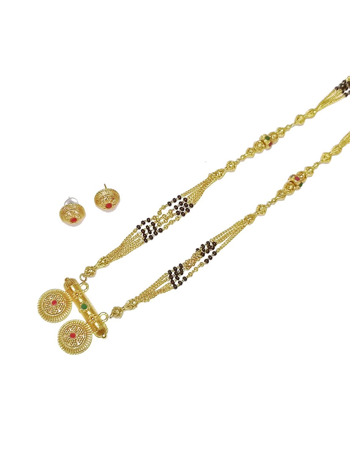 women gold plated mangalsutra set - 21988234 - Standard Image - 2