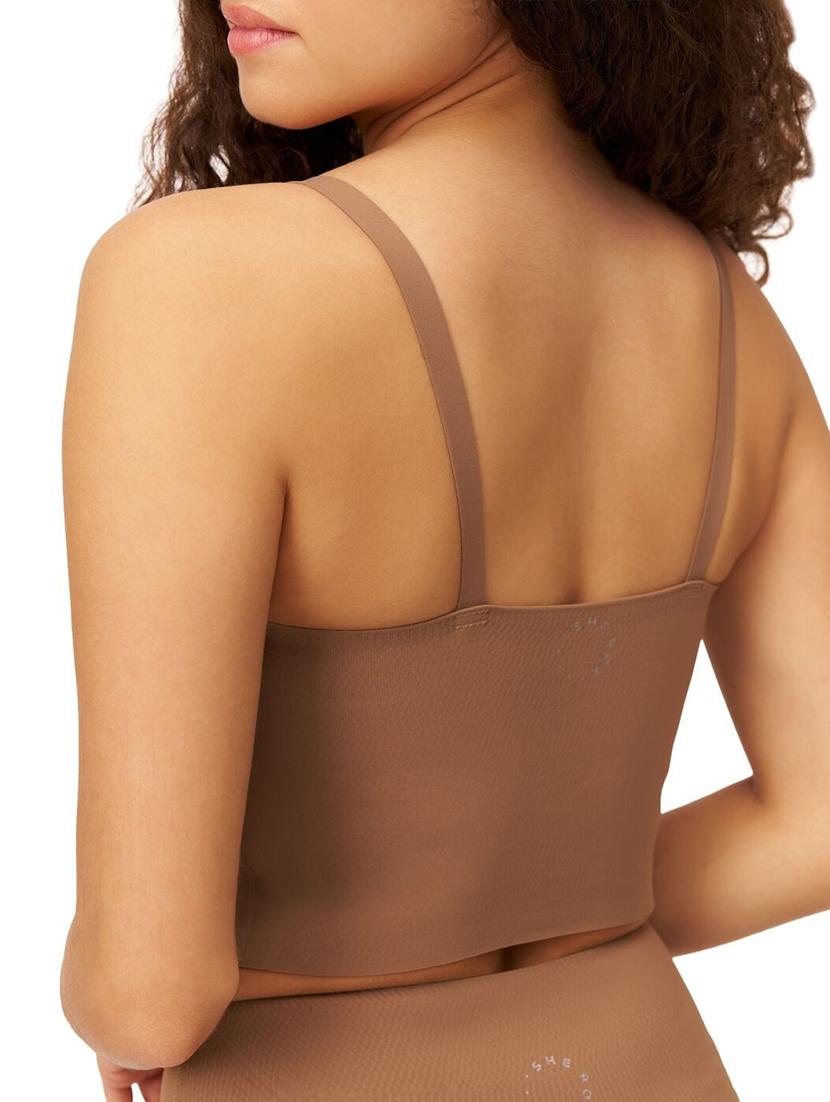 women brown solid sports bra - 21988248 - Standard Image - 2