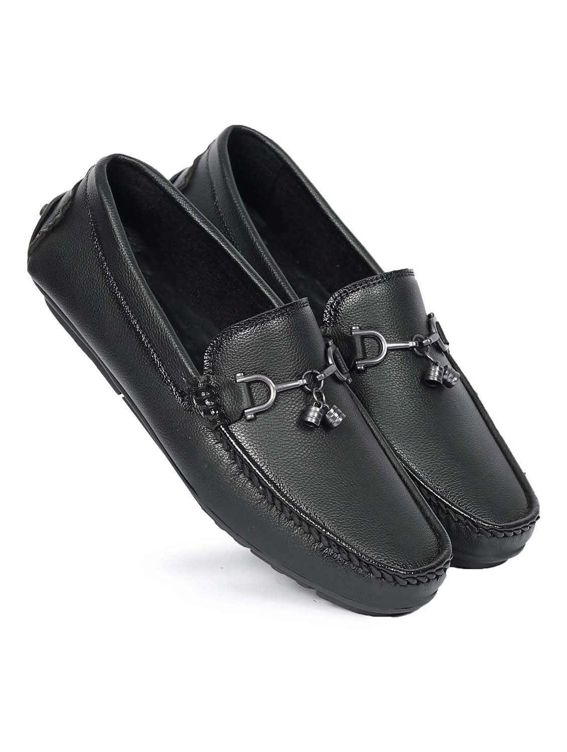 men black slip on horsebit loafer - 21988269 - Standard Image - 2