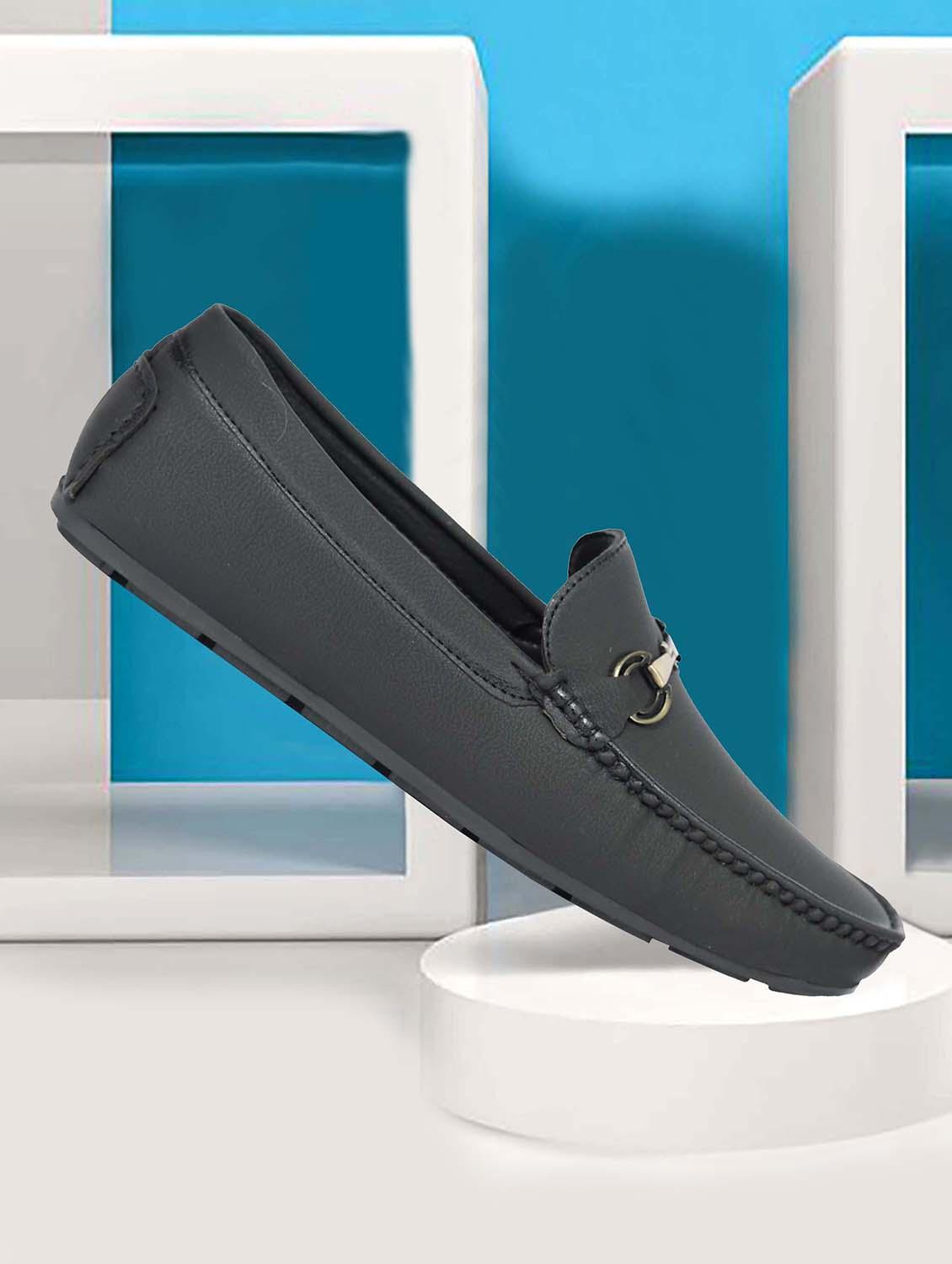 men black slip on horsebit loafer - 21988271 -  Zoom Image - 0