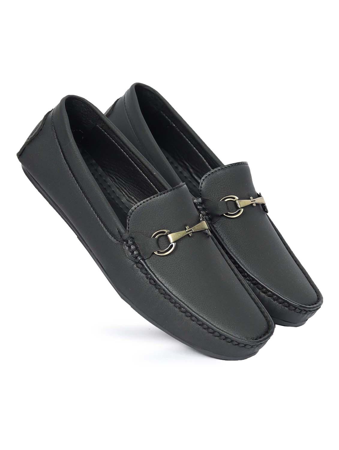 men black slip on horsebit loafer - 21988271 - Standard Image - 2