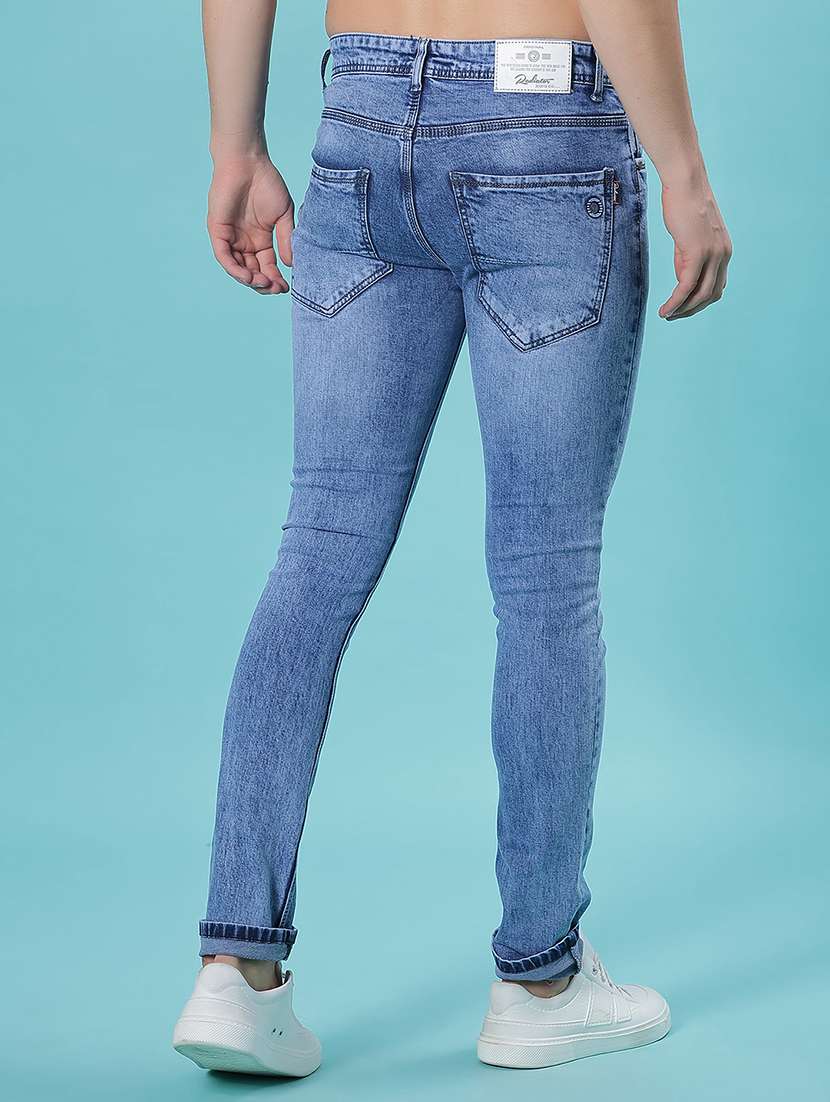 men washed mid rise full length jean - 21988464 - Standard Image - 2