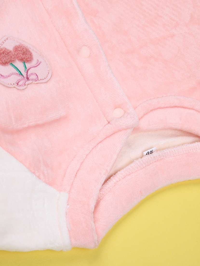 kids color blocked long sleeve romper - 21988549 -  Standard Image - 2