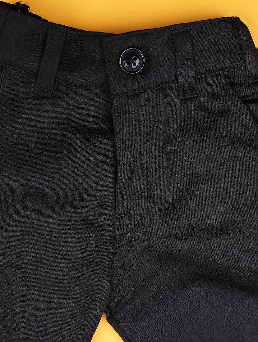 boys self design trouser & shirt with waist coat set - 21988622 -  Standard Image - 2