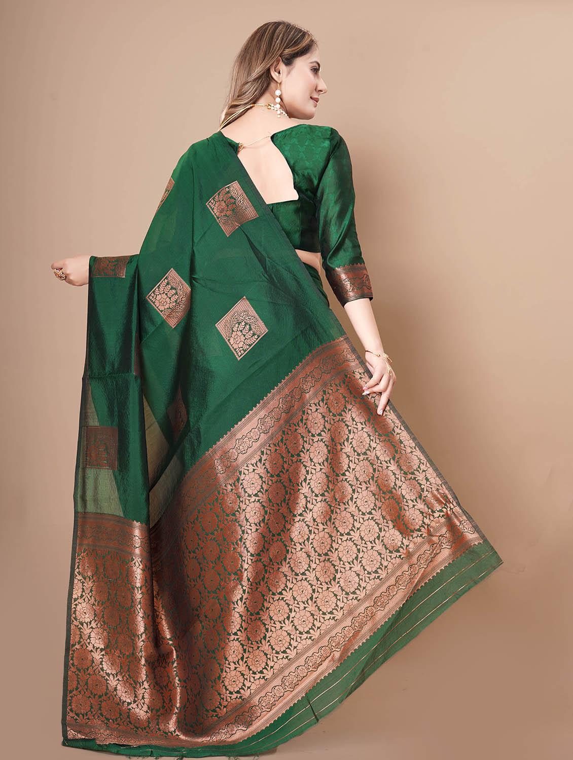 women self design banarasi saree with blouse - 21988705 - Standard Image - 2