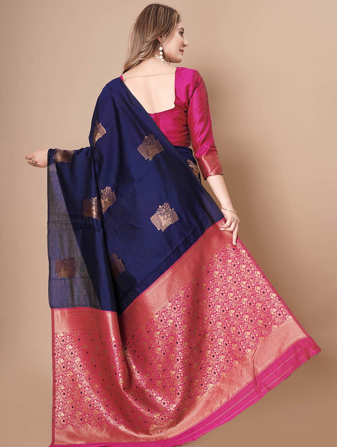 women self design banarasi saree with blouse - 21988709 - Standard Image - 2