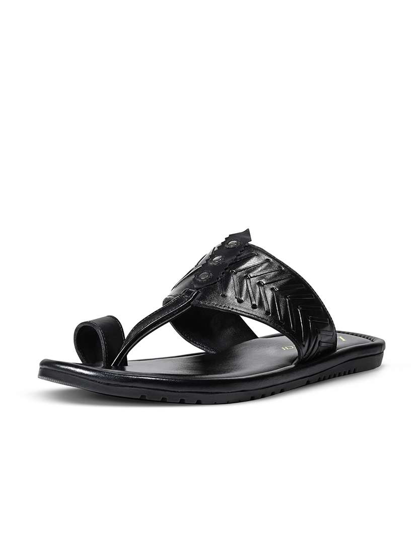 men cut work toe separator kolhapuri sandal - 21988804 - Standard Image - 2