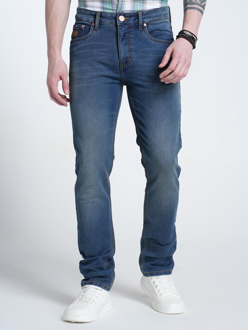 men washed mid rise full length jeans - 21988837 - Zoom Image - 0