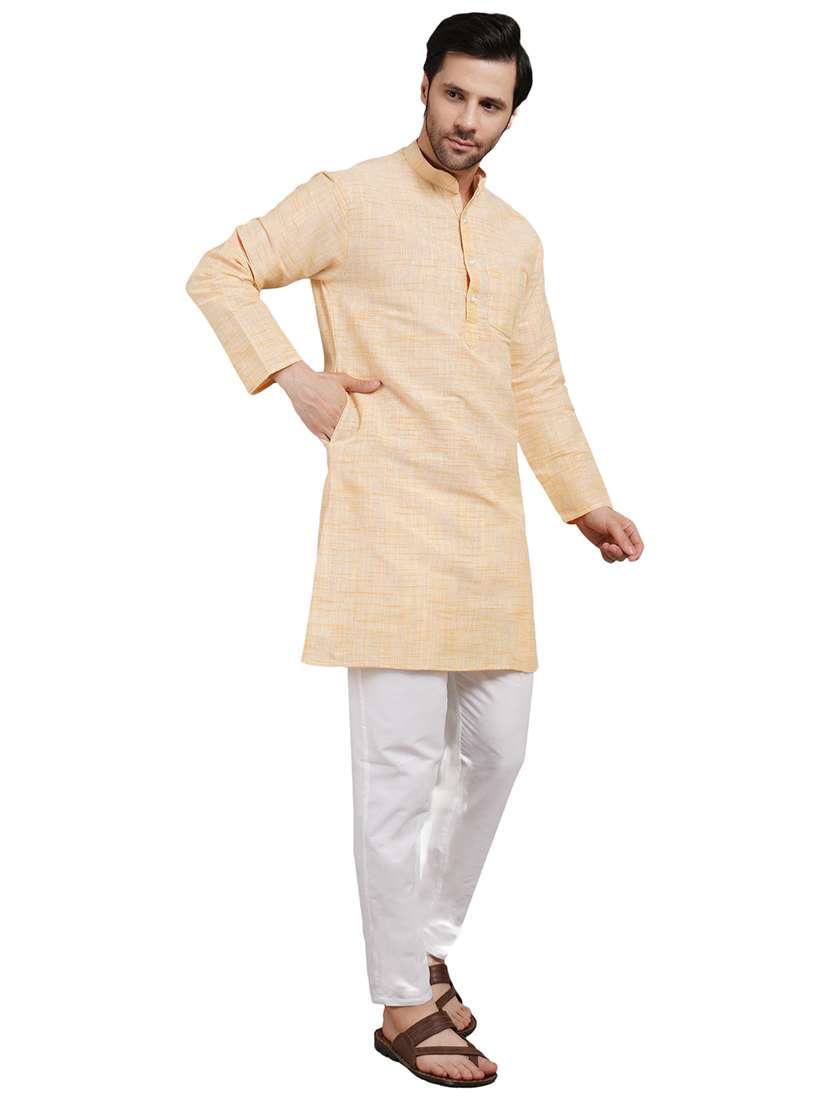 men self design mandarin neck kurta pyjama ethnic wear set - 21989325 -  Standard Image - 2