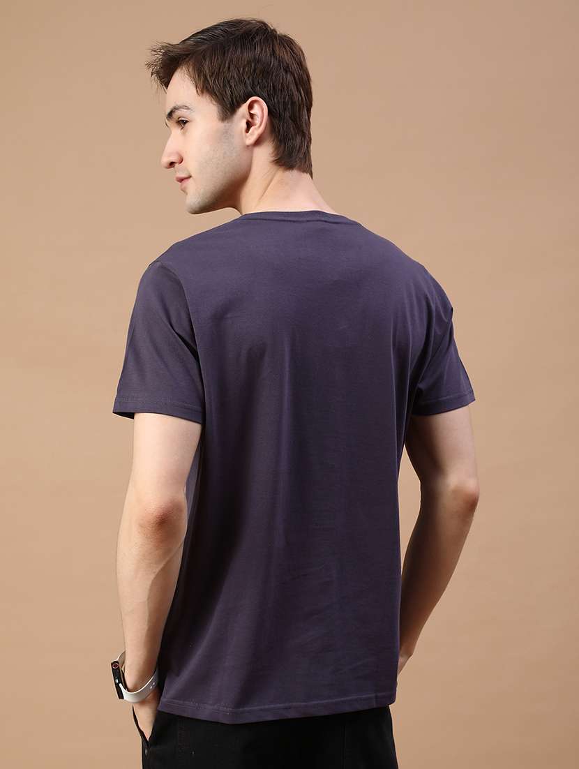 men chest print short sleeve regular fit t-shirt - 21989469 -  Standard Image - 2