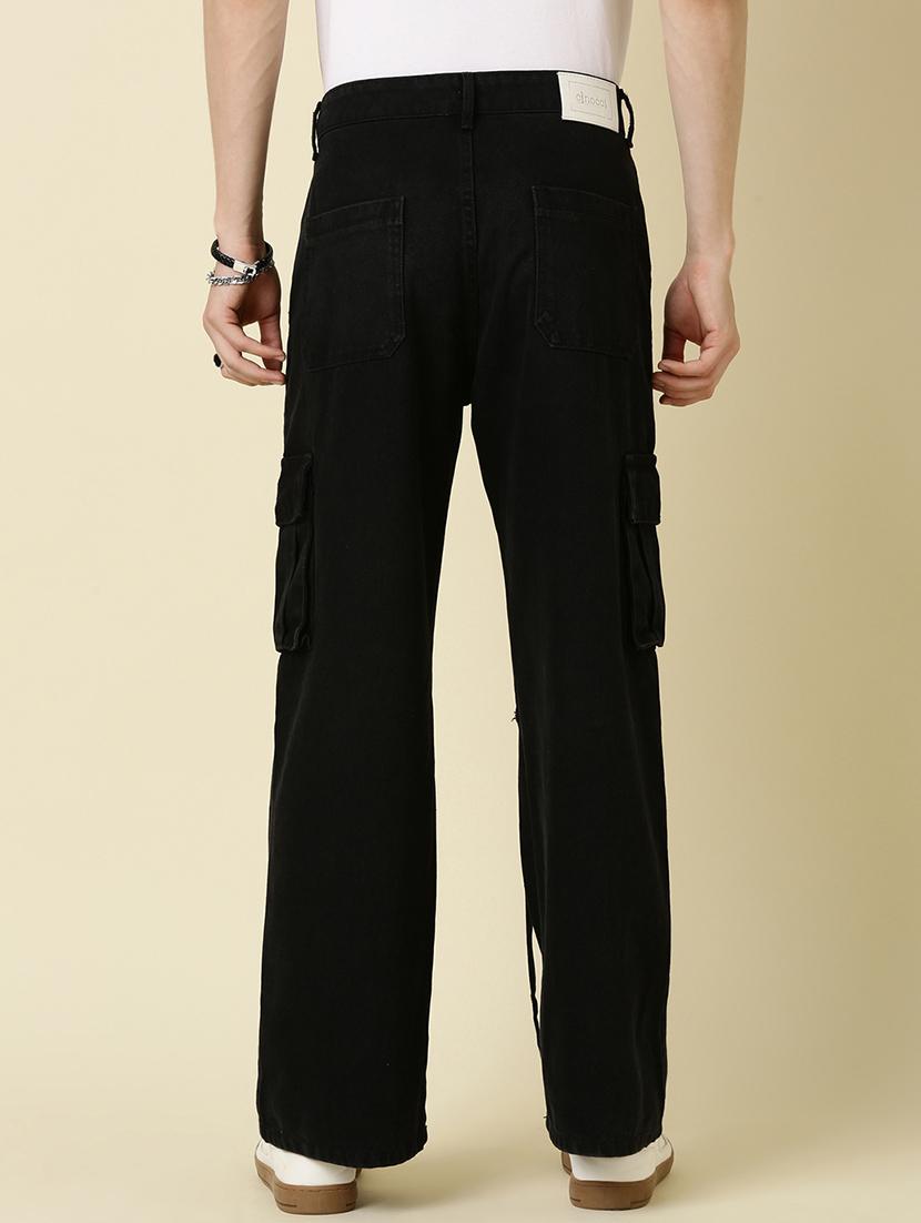 black denim cargos - 21989510 - Standard Image - 2