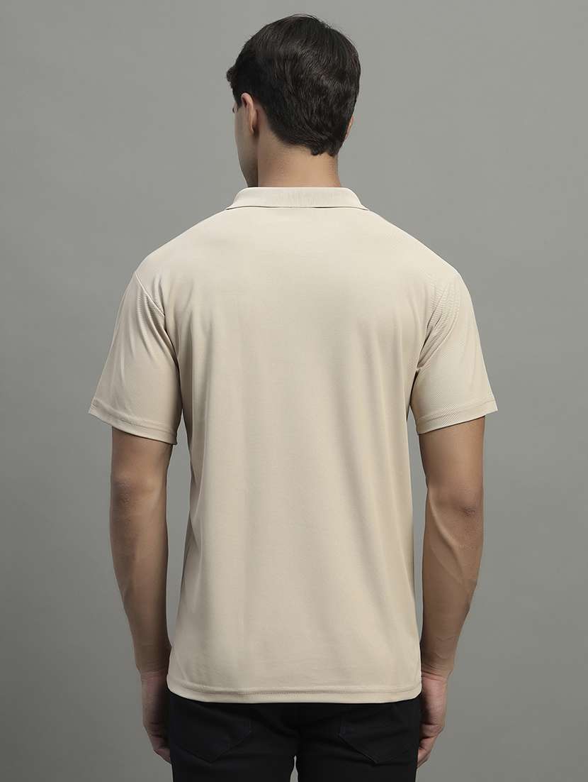 men solid short sleeve regular fit polo t-shirt - 21989829 -  Standard Image - 2