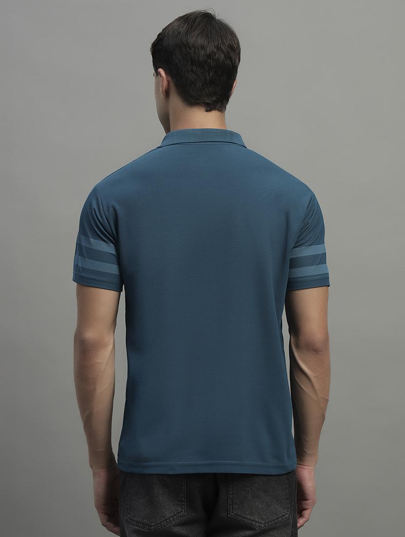 men checkered short sleeve regular fit polo t-shirt - 21989852 - Standard Image - 2