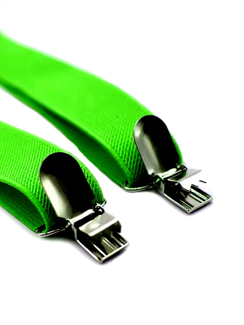 men solid plain green fabric suspenders - 21989926 - Standard Image - 2
