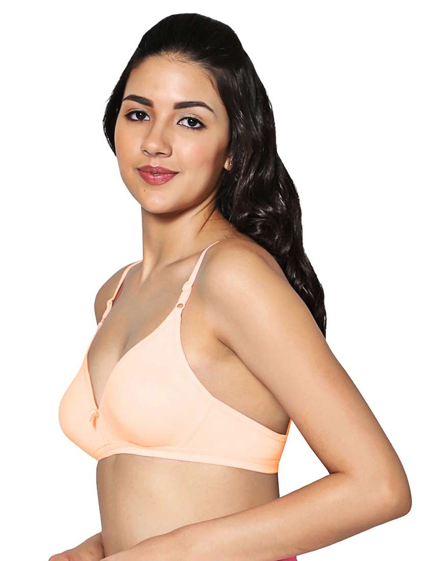 women pack of 2 solid lightly padded t-shirt bra - 21990851 -  Standard Image - 2