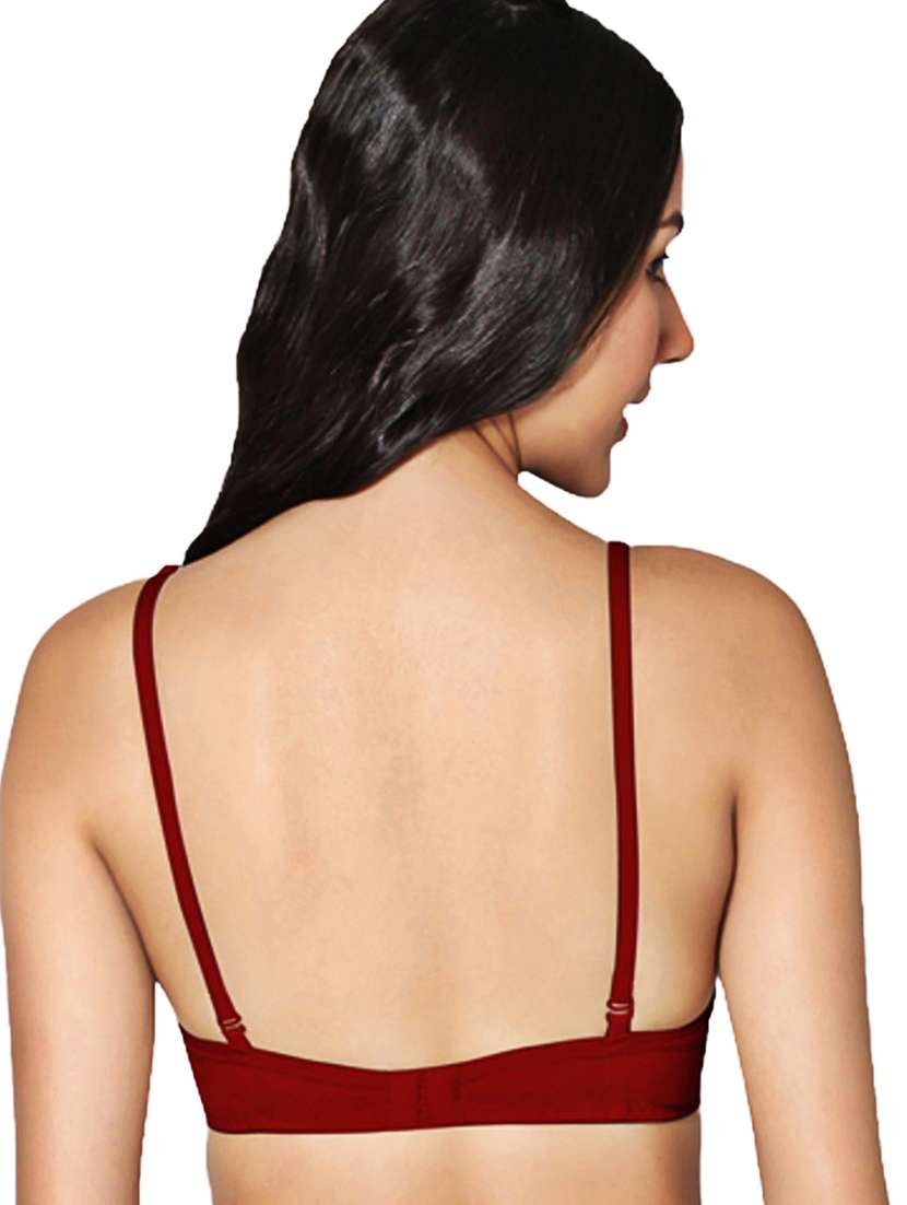 women solid lightly padded t-shirt bra - 21990968 -  Standard Image - 2