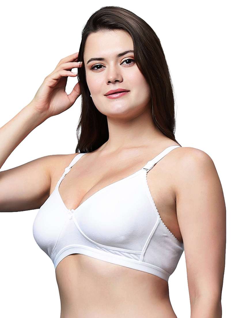 women pack of 2 solid non wired t-shirt bra - 21991048 - Standard Image - 2