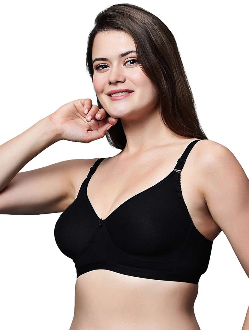 women pack of 2 solid non wired t-shirt bra - 21991050 -  Standard Image - 2