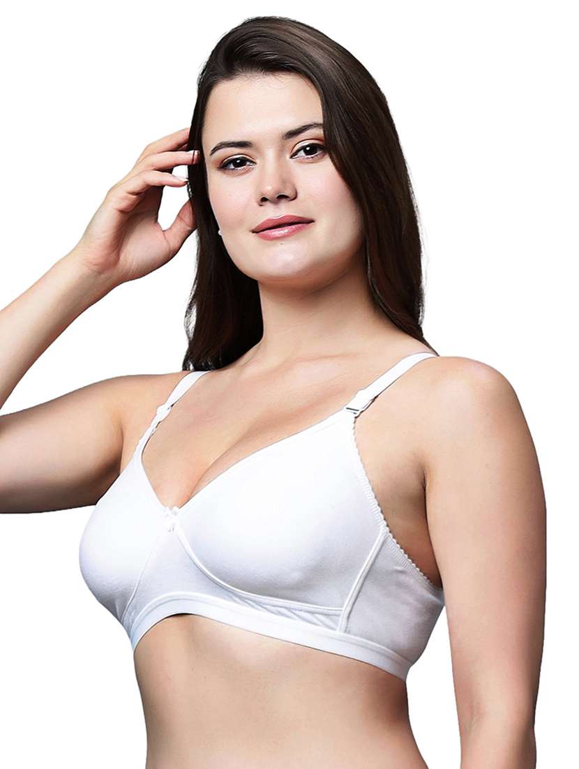 women pack of 2 solid non wired t-shirt bra - 21991064 - Standard Image - 2