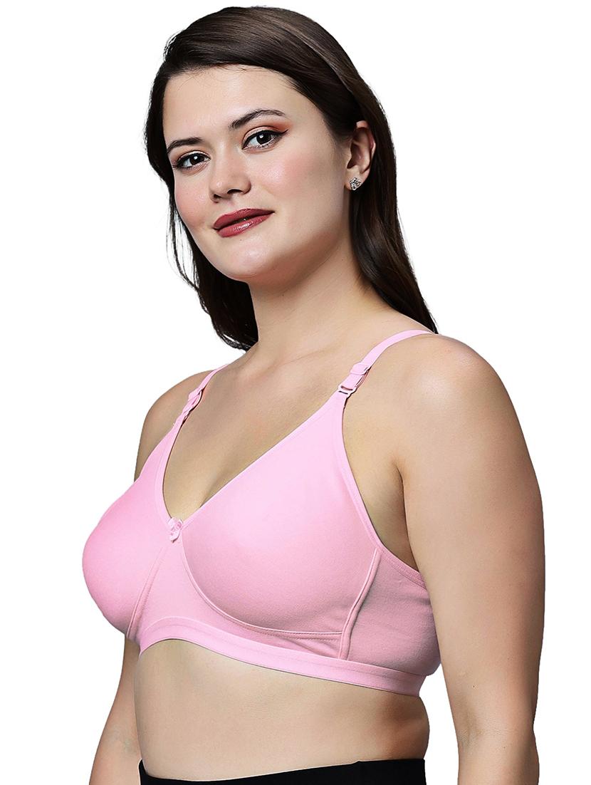 women pink non wired t-shirt bra - 21991065 - Standard Image - 2