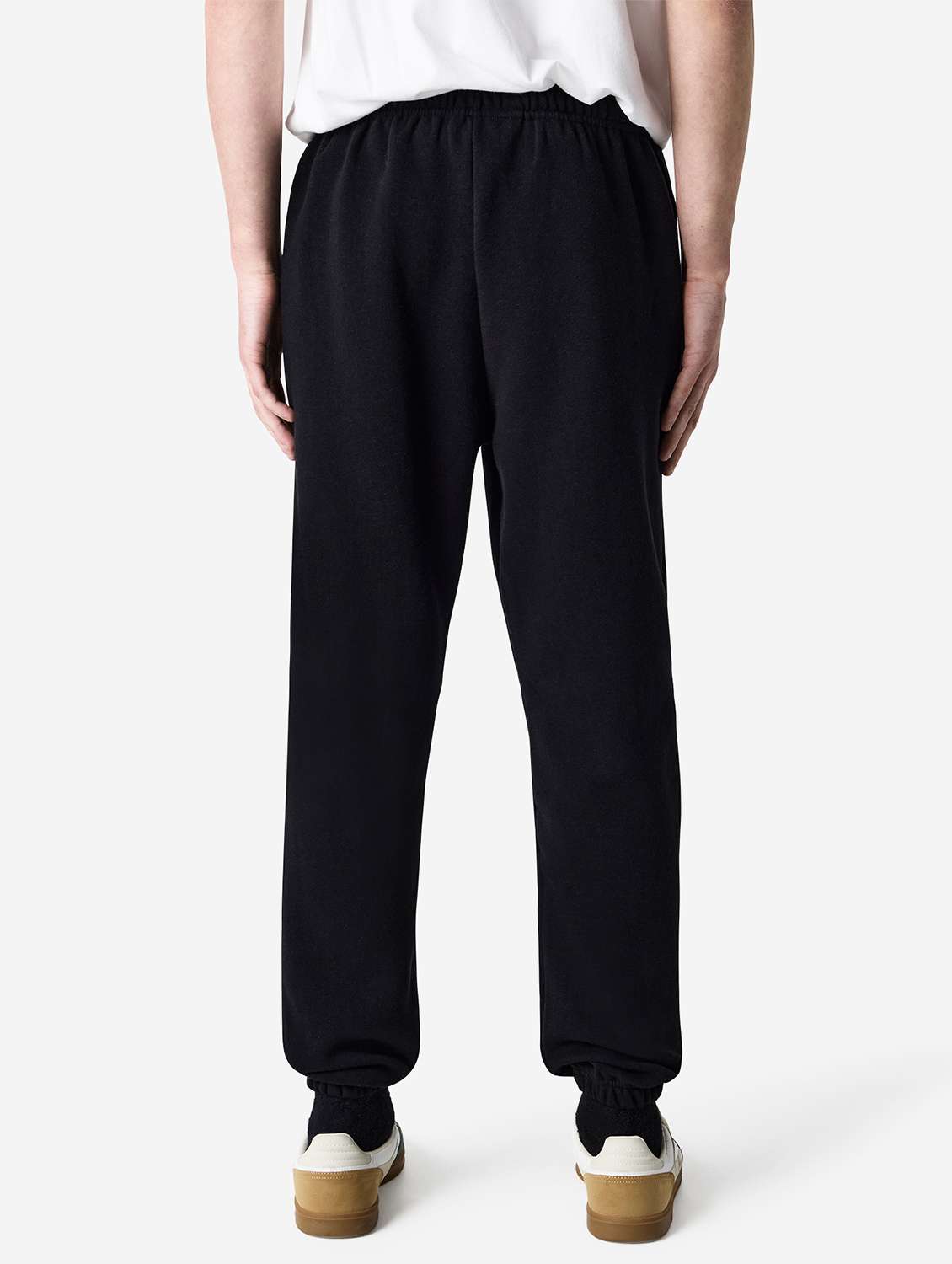 men black solid relaxed fit jogger - 21991072 -  Standard Image - 2