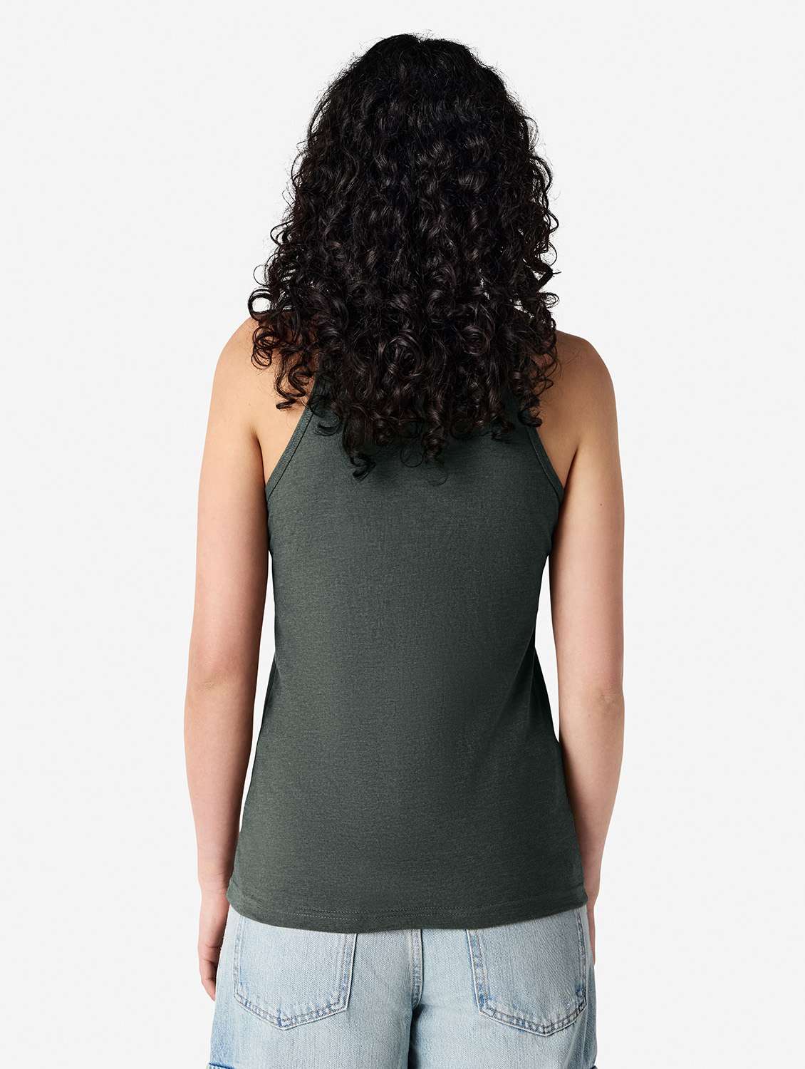 women solid sleeveless tank top - 21991076 -  Standard Image - 2