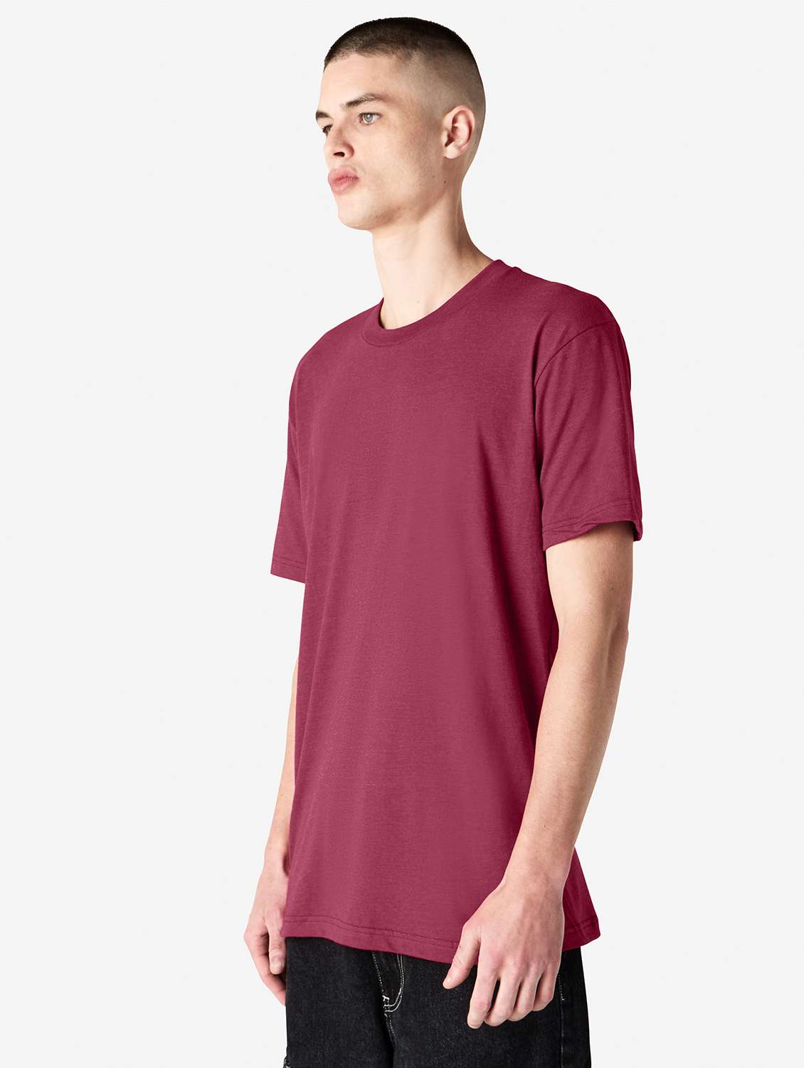 burgundy cotton tshirt - 21991173 -  Standard Image - 2