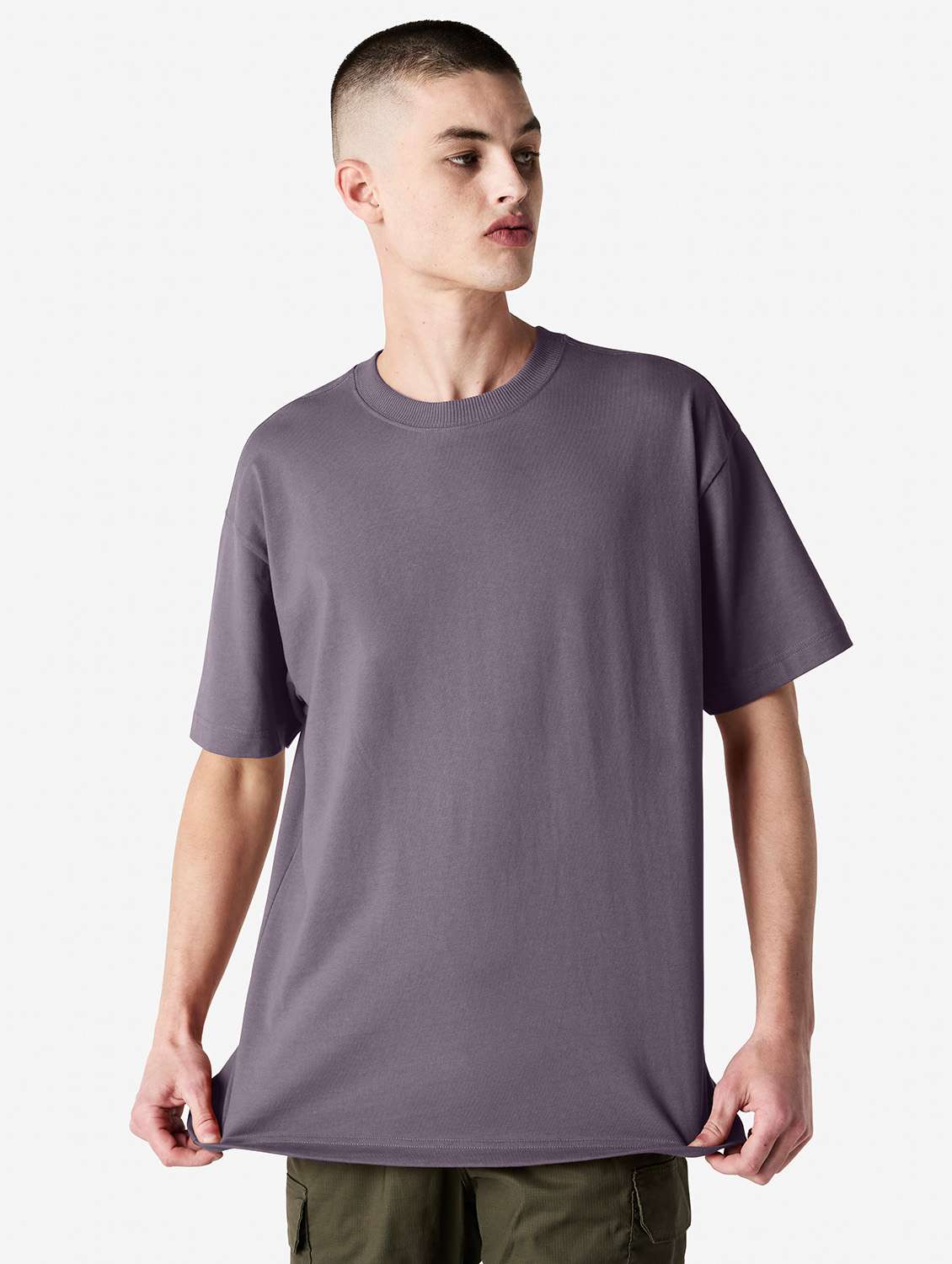 unisex solid short sleeve relaxed fit t-shirt - 21991186 -  Standard Image - 2