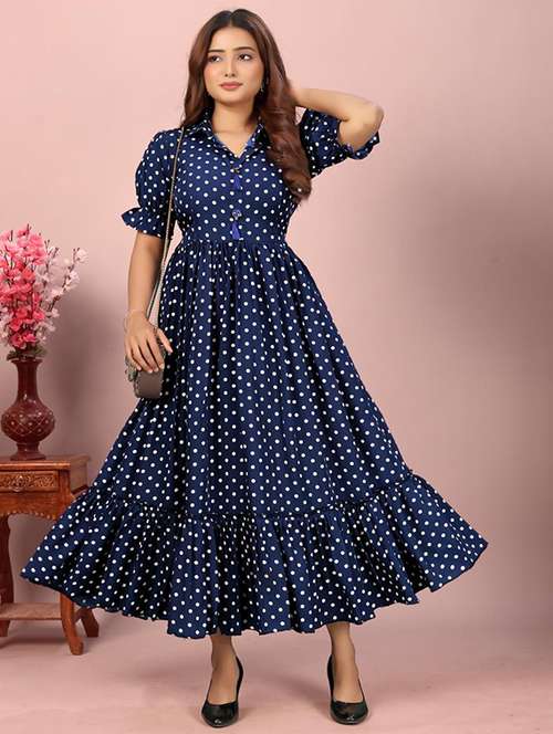 Buy casual gowns for women stylish in India @ Limeroad